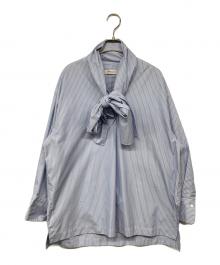 Demi-Luxe Beams（デミルクス ビームス）の古着「ボウタイブラウス」｜ブルー