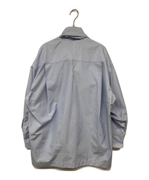 Demi-Luxe Beams（デミルクス ビームス）Demi-Luxe BEAMS (デミルクス ビームス) ボウタイブラウス ブルー サイズ:38の古着・服飾アイテム