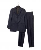 PAUL SMITHポールスミス）の古着「ウールストライプ　セットアップスーツ」｜ネイビー