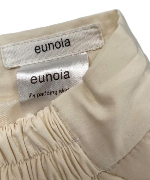 eunoia（ユノイア）eunoia (ユノイア) LILY PADDING SKIRT ベージュ サイズ:記載なしの古着・服飾アイテム