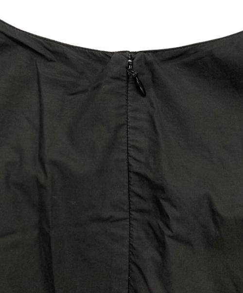 ne quittez pas（ヌキテパ）ne quittez pas (ヌキテパ) ポプリンソリッドピンタックワンピース ブラック サイズ:Sの古着・服飾アイテム