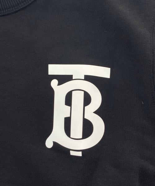 BURBERRY LONDON（バーバリーロンドン）BURBERRY LONDON (バーバリーロンドン) TBロゴスウェット ブラック サイズ:Sの古着・服飾アイテム