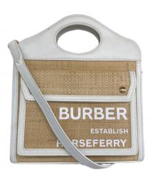 BURBERRY（バーバリー）の古着「ミニポケットバッグ2WAY トートバッグ」｜ベージュ