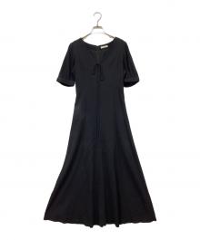 CLANE（クラネ）の古着「LADY SHAPE LINE ONE PIECE/レディシェイプラインワンピース」｜ブラック