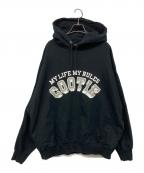 COOTIE PRODUCTIONSクーティープロダクツ）の古着「Open End Yarn Print Sweat Hoodie」｜ブラック