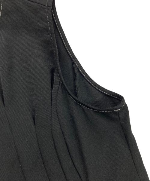 MM6 Maison Margiela（エムエムシックスメゾンマルジェラ）MM6 Maison Margiela (エムエムシックスメゾンマルジェラ) ノースリーブワンピース ブラック サイズ:40の古着・服飾アイテム