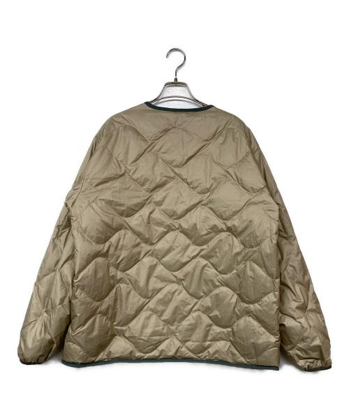 nanamica（ナナミカ）nanamica (ナナミカ) PALACE (パレス) Reversible Down Cardigan オリーブ サイズ:Mの古着・服飾アイテム