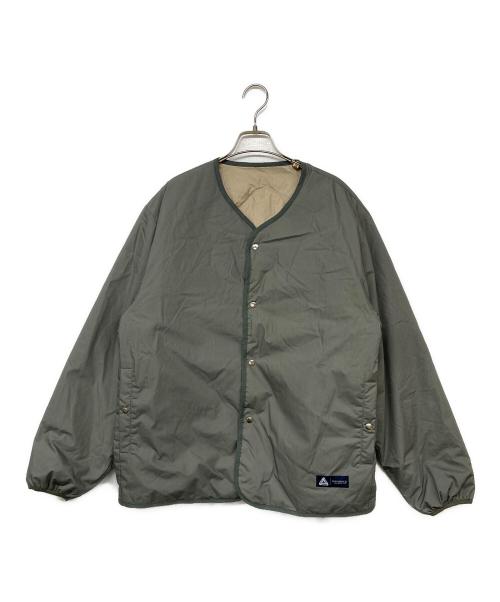 nanamica（ナナミカ）nanamica (ナナミカ) PALACE (パレス) Reversible Down Cardigan オリーブ サイズ:Mの古着・服飾アイテム