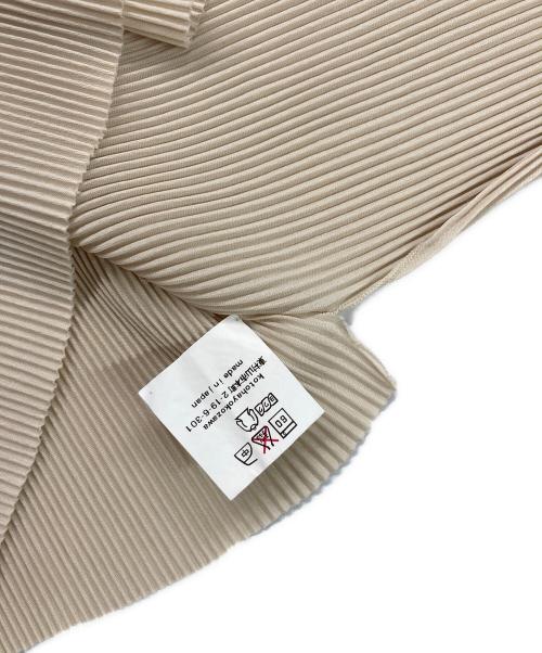 kotohayokozawa（コトハヨコザワ）kotohayokozawa (コトハヨコザワ) プリーツノースリーブカットソー ベージュ サイズ:記載なしの古着・服飾アイテム