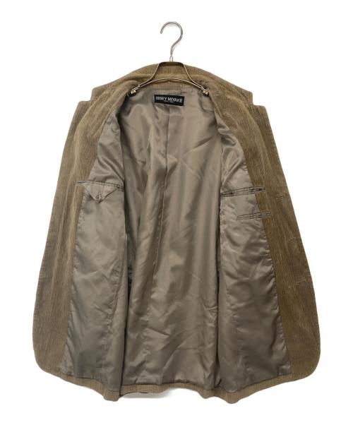 ISSEY MIYAKE WHITE LABEL（イッセイミヤケホワイトレーベル）ISSEY MIYAKE WHITE LABEL (イッセイミヤケホワイトレーベル) コーデュロイジャケット ベージュ サイズ:3の古着・服飾アイテム