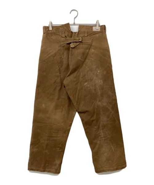 USED（ユーズド）USED (ユーズド) レイルロードパンツ ブラウン サイズ:表記無しの古着・服飾アイテム