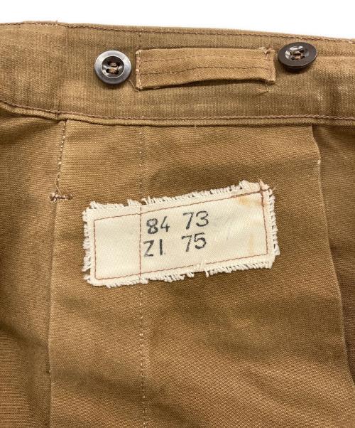 USED（ユーズド）USED (ユーズド) レイルロードパンツ ブラウン サイズ:表記無しの古着・服飾アイテム