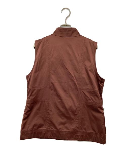 NIKE GOLF（ナイキゴルフ）NIKE GOLF (ナイキゴルフ) 90’Sジップナイロンベスト ブラウン サイズ:Ｌの古着・服飾アイテム