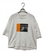 TOM WOODトムウッド）の古着「プリントTシャツ」｜ホワイト