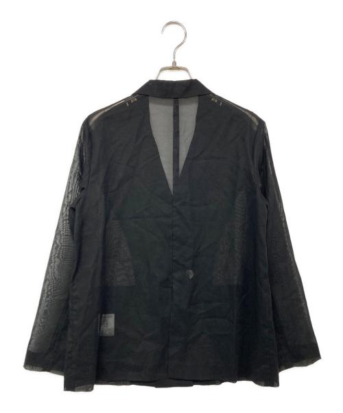 DRESSTERIOR（ドレステリア）DRESSTERIOR (ドレステリア) エアリーシアーダブルジャケット ブラック サイズ:34 未使用品の古着・服飾アイテム