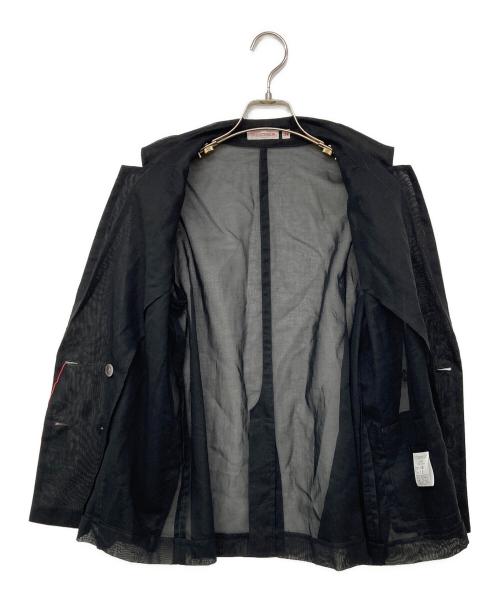 DRESSTERIOR（ドレステリア）DRESSTERIOR (ドレステリア) エアリーシアーダブルジャケット ブラック サイズ:34 未使用品の古着・服飾アイテム