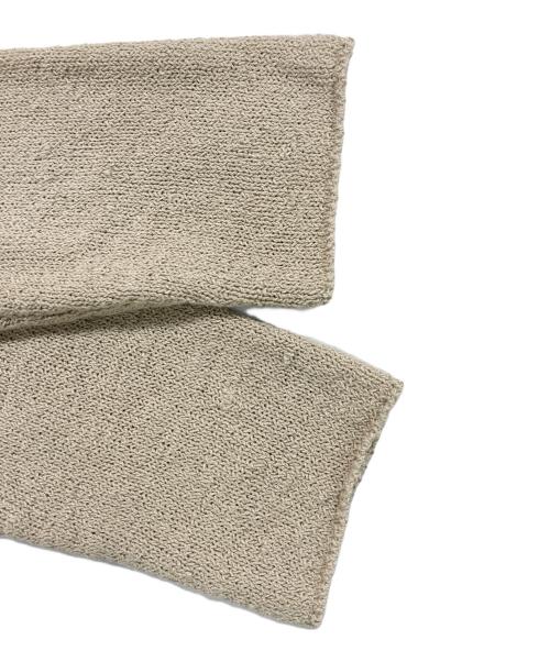 evam eva（エヴァムエヴァ）evam eva (エヴァムエヴァ) linen cotton coil yarn boat neck pullover ベージュ サイズ:記載なしの古着・服飾アイテム