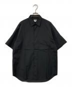 H BEAUTY&YOUTHエイチ ビューティー&ユース）の古着「BIG REGULAR SHORT SLEEVE SHIRT/THOMAS MASON」｜ブラック