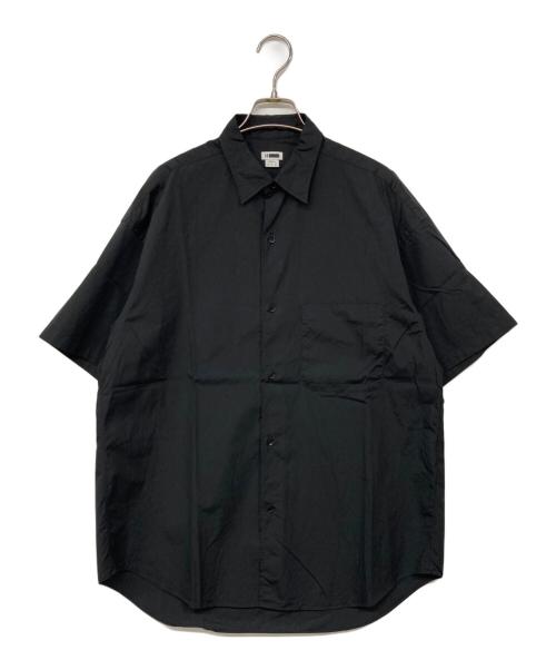 H BEAUTY&YOUTH（エイチ ビューティー&ユース）H BEAUTY&YOUTH (エイチ ビューティー&ユース) BIG REGULAR SHORT SLEEVE SHIRT/THOMAS MASON ブラック サイズ:Sの古着・服飾アイテム
