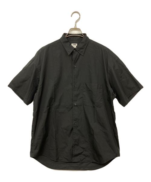 H BEAUTY&YOUTH（エイチ ビューティー&ユース）H BEAUTY&YOUTH (エイチ ビューティー&ユース) BALLOON BIG SHORT SLEEVE SHIRT ブラック サイズ:Sの古着・服飾アイテム
