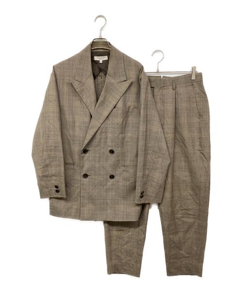 BEAUTY&YOUTH（ビューティーアンドユース）BEAUTY&YOUTH (ビューティーアンドユース) チェック ルーズセットアップ ブラウン サイズ:Sの古着・服飾アイテム