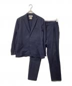 BEAUTY&YOUTHビューティーアンドユース）の古着「ドライ シアサッカーセットアップ」｜ネイビー