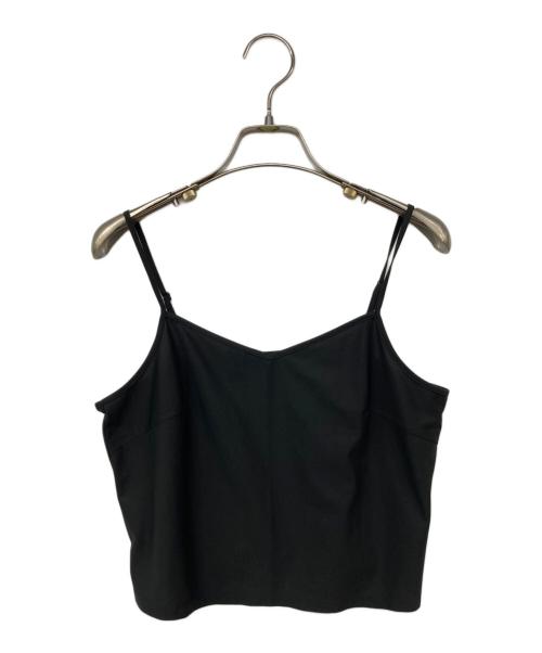 Snidel（スナイデル）Snidel (スナイデル) プリーツバリエキャミワンピース ブラック サイズ:1・F 未使用品の古着・服飾アイテム