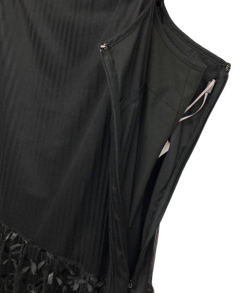 Snidel（スナイデル）Snidel (スナイデル) プリーツバリエキャミワンピース ブラック サイズ:1・F 未使用品の古着・服飾アイテム