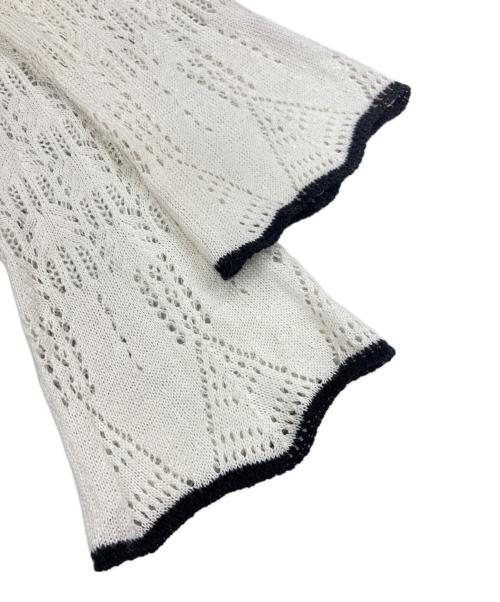 FETICO（フェティコ）FETICO (フェティコ) LACE KNIT MINI DRESS アイボリー サイズ:2の古着・服飾アイテム