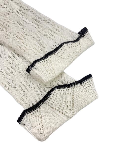FETICO（フェティコ）FETICO (フェティコ) LACE KNIT MINI DRESS アイボリー サイズ:2の古着・服飾アイテム