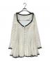 FETICO（フェティコ）の古着「LACE KNIT MINI DRESS」｜アイボリー