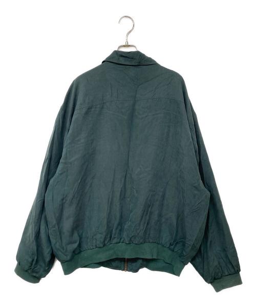 canda（シーアンドエー）canda (シーアンドエー) シルク グリーン サイズ:52/54の古着・服飾アイテム