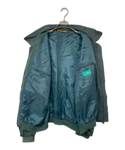 canda（シーアンドエー）canda (シーアンドエー) シルク グリーン サイズ:52/54の古着・服飾アイテム