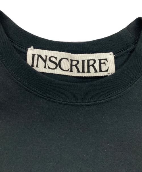 INSCRIRE（アンスクリア）INSCRIRE (アンスクリア) ノースリーブカットソー ブラック サイズ:38の古着・服飾アイテム