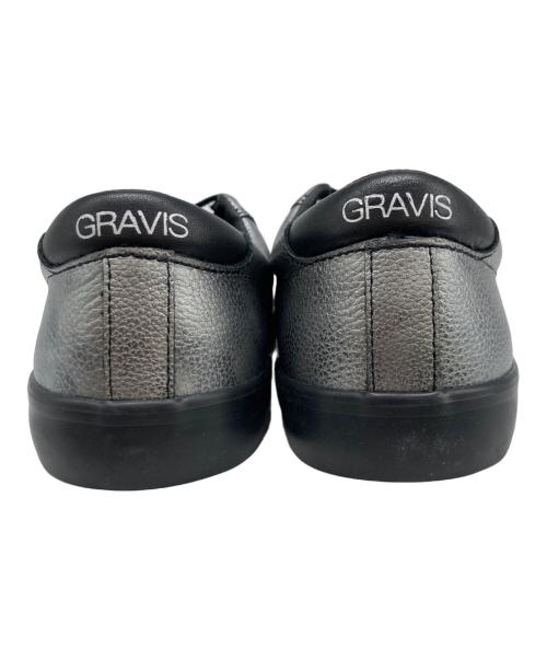 GRAVIS（グラビス）GRAVIS (グラビス) FILTER LEATHER  スニーカー シルバー サイズ:26の古着・服飾アイテム
