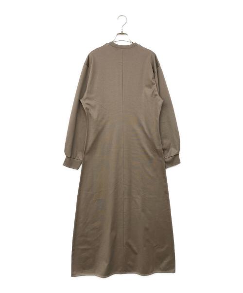 CINOH（チノ）CINOH (チノ) COTTON JERSEY DRESS/コットンジャージードレス ベージュ サイズ:40の古着・服飾アイテム