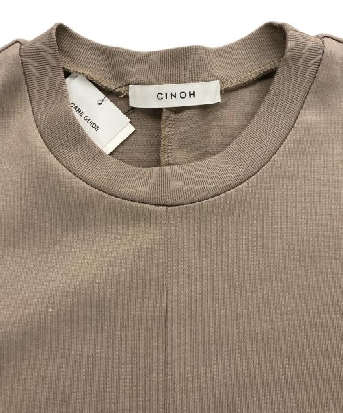 CINOH（チノ）CINOH (チノ) COTTON JERSEY DRESS/コットンジャージードレス ベージュ サイズ:40の古着・服飾アイテム