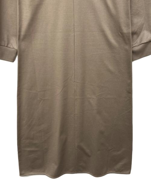 CINOH（チノ）CINOH (チノ) COTTON JERSEY DRESS/コットンジャージードレス ベージュ サイズ:40の古着・服飾アイテム
