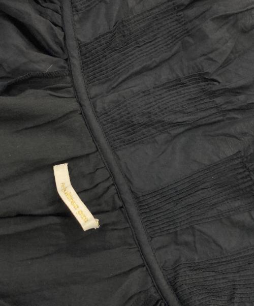 ne quittez pas（ヌキテパ）ne quittez pas (ヌキテパ) COTTON SILK PINTUCK COLLOR DRESS ブラック サイズ:Mの古着・服飾アイテム