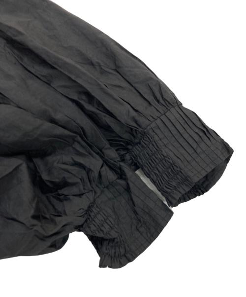 ne quittez pas（ヌキテパ）ne quittez pas (ヌキテパ) COTTON SILK PINTUCK COLLOR DRESS ブラック サイズ:Mの古着・服飾アイテム