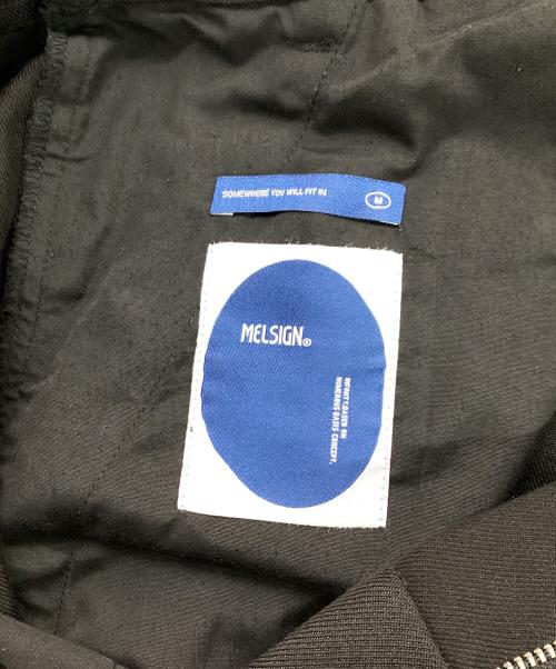 melsign（メルサイン）melsign (メルサイン) デザインパンツ ブラック サイズ:Mの古着・服飾アイテム