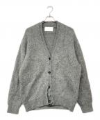 TODAYFULトゥデイフル）の古着「Brashed Vneck Cardigan/ブラッシュドVネックカーディガン」｜グレー