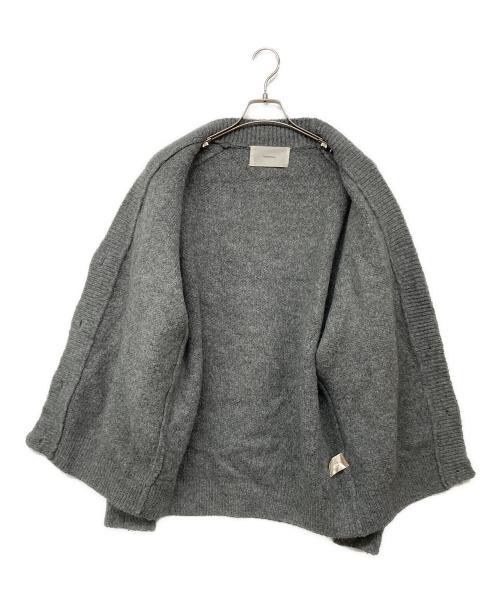 TODAYFUL（トゥデイフル）TODAYFUL (トゥデイフル) Brashed Vneck Cardigan/ブラッシュドVネックカーディガン グレー サイズ:Fの古着・服飾アイテム