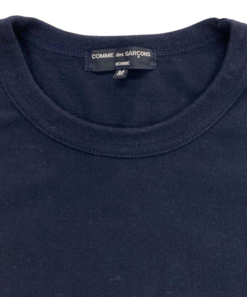 COMME des GARCONS HOMME（コムデギャルソン オム）COMME des GARCONS HOMME (コムデギャルソン オム) ロゴプリントTシャツ ネイビー サイズ:Mの古着・服飾アイテム