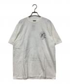 stussyステューシー）の古着「FIRE DICE TEE」｜ホワイト
