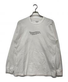 NEIGHBORHOOD（ネイバーフッド）の古着「ロゴ長袖Tシャツ」｜ホワイト
