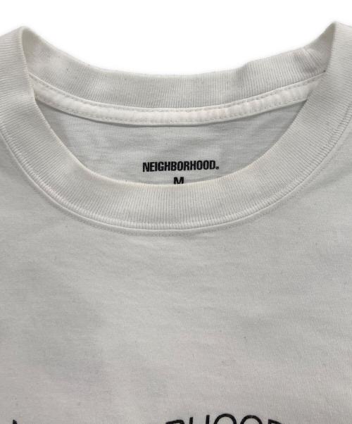 NEIGHBORHOOD（ネイバーフッド）NEIGHBORHOOD (ネイバーフッド) ロゴ長袖Tシャツ ホワイト サイズ:Mの古着・服飾アイテム