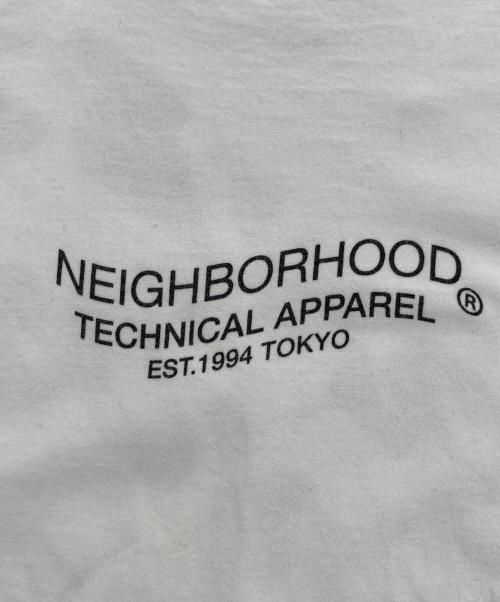 NEIGHBORHOOD（ネイバーフッド）NEIGHBORHOOD (ネイバーフッド) ロゴ長袖Tシャツ ホワイト サイズ:Mの古着・服飾アイテム