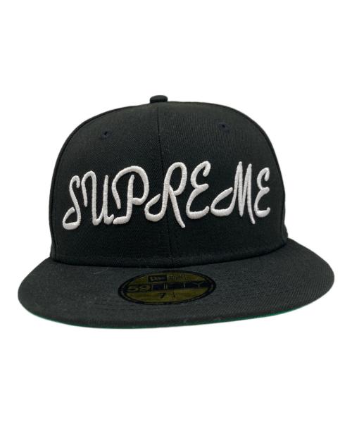 SUPREME（シュプリーム）SUPREME (シュプリーム) New Era (ニューエラ) Script Cap ブラック サイズ:7　4/1の古着・服飾アイテム