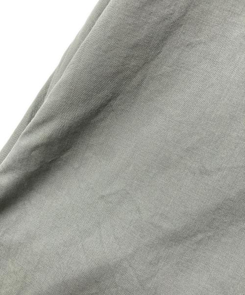 Graphpaper（グラフペーパー）Graphpaper (グラフペーパー) FINE WOOL TROPICAL OVERSIZED REGULAR COLLAR SHIRT グリーン サイズ:Fの古着・服飾アイテム